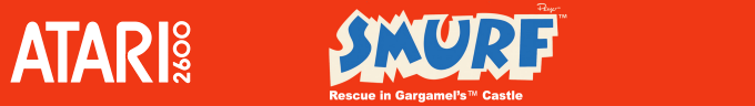 Smurf logo for Atari 2600